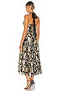 view 3 of 4 Hayden Metallic Dress in Black & Gold