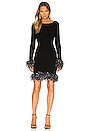 view 1 of 3 Feather OTS Dress in Black
