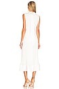 view 3 of 3 Melina Solid Pleat Dress in White