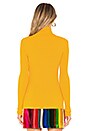 view 3 of 4 Rib Turtleneck Pullover in Yellow