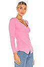 view 2 of 4 Crossfront Sweater in Bubblegum Pink