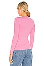view 3 of 4 Crossfront Sweater in Bubblegum Pink