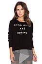 view 1 of 4 Good Girls Cashmere Sweater in Black