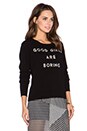 view 2 of 4 Good Girls Cashmere Sweater in Black