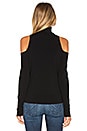 view 3 of 4 Open Shoulder Sweater in Black