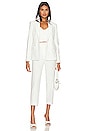 view 5 of 6 Avery Lace Blazer in White