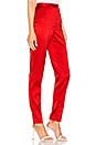 view 2 of 4 High Waist Skinny Pant in Ruby Red