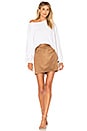 view 4 of 4 Modern Mini Skirt in Camel