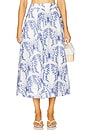 view 1 of 6 Butterfly Eyelet Skirt in White & Blue