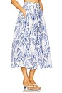 view 2 of 6 Butterfly Eyelet Skirt in White & Blue