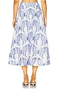 view 4 of 6 Butterfly Eyelet Skirt in White & Blue