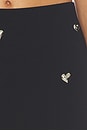 view 6 of 6 Heart Applique Maxi Skirt in Black
