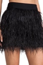 view 5 of 7 Cocktail Feather Mini Skirt in Black