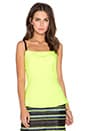 view 1 of 4 Bias Tank in Neon Yellow