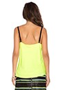 view 3 of 4 Bias Tank in Neon Yellow