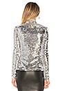 view 3 of 5 COL ROULÉ SEQUINS in Silver