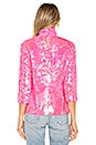 view 3 of 5 Sequin Turtleneck in Neon Pink