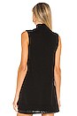 view 3 of 4 Cutout Mock Neck Tunic in Black