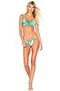 view 4 of 4 Palm Trees Bikini Top in Emerald