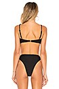 view 3 of 4 HAUT DE MAILLOT DE BAIN WAVE in Black