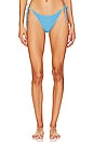 view 1 of 4 Cabana Lori Textured Bikini Bottom in Blue
