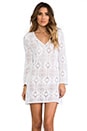 view 1 of 6 Mykonos Crochet Tunic in White