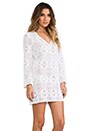 view 3 of 6 Mykonos Crochet Tunic in White