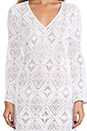 view 5 of 6 Mykonos Crochet Tunic in White