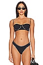 view 1 of 5 Cabana Heat Set Bikini Top in Black