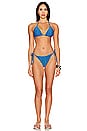 view 4 of 5 Jacquard Bikini Top in Blue Multi