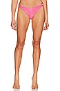 view 1 of 5 Cabana O-Ring Bikini Bottom in Shimmer Pink