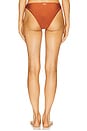 view 3 of 4 Margot Gloss Bikini Bottom in Copper