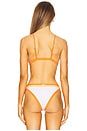 view 3 of 4 Amalfi Color Block Bikini Top in Mango Multi