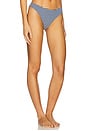 view 2 of 5 Margot Stripe Bikini Bottom in Navy Multi