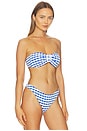 view 2 of 5 HAUT DE MAILLOT DE BAIN MARGOT in Blue & White