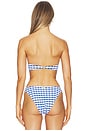 view 3 of 5 HAUT DE MAILLOT DE BAIN MARGOT in Blue & White