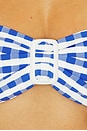 view 5 of 5 HAUT DE MAILLOT DE BAIN MARGOT in Blue & White
