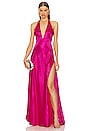 view 1 of 3 Alexandra Gown in Hot Pink