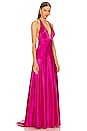 view 2 of 3 Alexandra Gown in Hot Pink