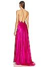 view 3 of 3 Alexandra Gown in Hot Pink