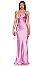 view 1 of 3 Drape Front Maxi Dress in Pink