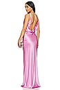 view 3 of 3 Drape Front Maxi Dress in Pink