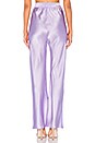 view 3 of 4 Bias Cut Silk Pant in Lavender