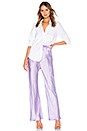 view 4 of 4 Bias Cut Silk Pant in Lavender