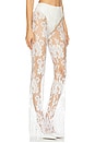 view 2 of 6 Solice Lace Flared Pant in White