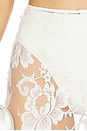 view 6 of 6 Solice Lace Flared Pant in White