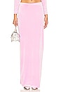 view 1 of 4 x REVOLVE Draped Maxi Skirt in Baby Pink