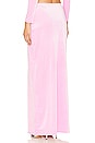 view 3 of 4 x REVOLVE Draped Maxi Skirt in Baby Pink