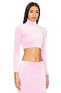 view 2 of 4 x REVOLVE High Neck Crop Top in Baby Pink