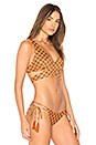 view 2 of 4 Charlie Bikini Top in Tile Curry